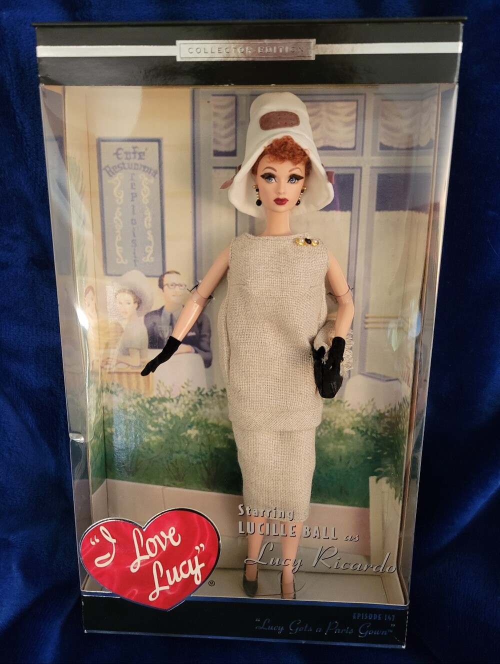 Mattel Barbie Collector Edition I Love Lucy Lucy Ricardo “Lucy Gets a Paris Gown